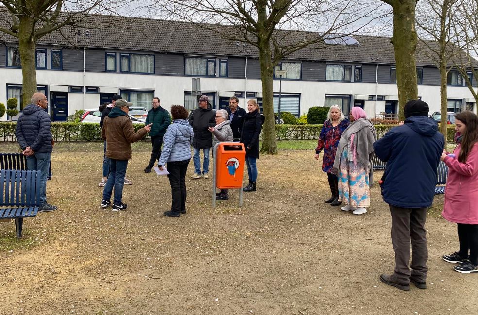 Buurtwandeling met de bewoners van Maasland